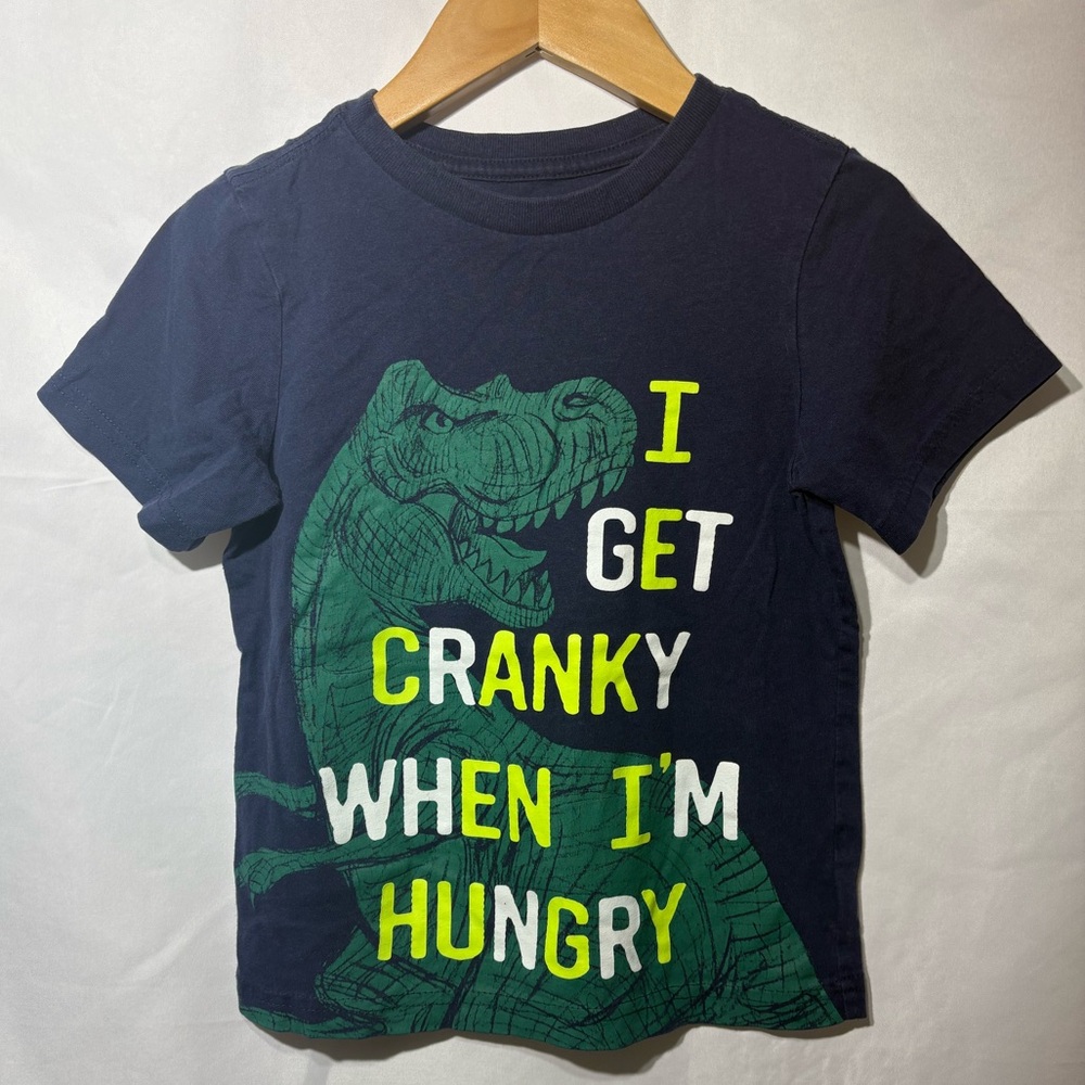 Six 4Y Boys Dinosaur Short Sleeve Shirt, Boys Tees, Dino T-shirt, Girls Shirts - Picture 5 of 7